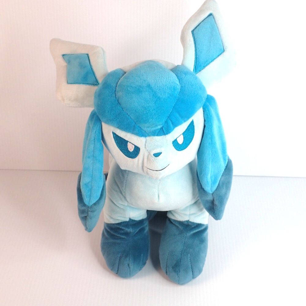 Build a Bear Workshop Pokemon Glaceon Stuffed Animal Plush Toy (DAMAGE)